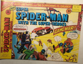 SUPER SPIDER-MAN WITH THE SUPER-HEROES #165 (1976) Marvel Comics UK VG+/... - $19.79