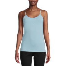 Time And Tru Women&#39;s Cami Shirt LARGE Light Blue Adjustable Strap New - £7.74 GBP