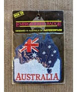 Vintage Australia Iron On Embroidered Badge Patch NOS Nu-Color-Vue Flag ... - $8.79