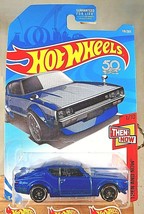 2018 Hot Wheels #118 Then And Now 1/10 Nissan Skyline 2000 GT-R Blue w/BlkDD8Sp - £7.28 GBP