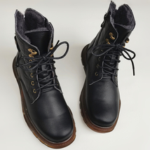 Warm boots,Women boots,Genuine Leather Martin boots women&#39;s shoes original handm - £103.91 GBP