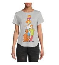 Hanna Barbera Scooby-Doo Ladies Womens T-Shirt Junior Gray Size XL 15-17 - £20.03 GBP