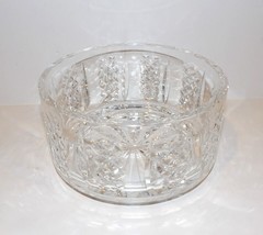 EXQUISITE VINTAGE SIGNED WATERFORD CRYSTAL CRISS-CROSS &amp; VERTICAL CUT 7&quot;... - £78.77 GBP