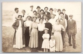 Minnesota Point Lake Shore Choir Picnic Dapper Men Lovely Ladies Postcard S28 - £15.24 GBP