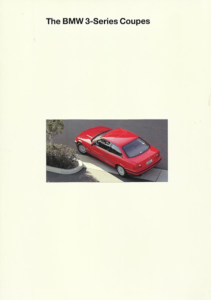 Primary image for 1994 BMW 3-SERIES Coupe brochure catalog 2nd Edition 318is 325is