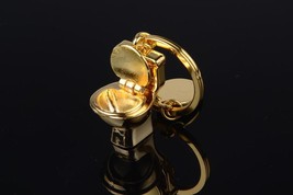 Gold Toilet Key Ring 1pc,gift keychain,Birthday Party Souvenirs Gift Favor - $5.06 CAD