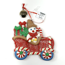 Mr Bingle New Orleans Icon Snowman Driving Car Clay 2024 Christmas Ornament - £22.19 GBP