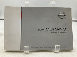 2004 Nissan Murano Owners Manual Handbook OEM M02B07006 - £25.17 GBP
