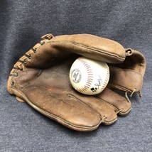 Vtg MacGregor G119 Baseball Glove “Red Schoendienst” W/ Tony The Tiger Ball - £22.75 GBP