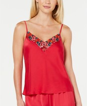 $39 INC International Concepts Embroidered Pajama Camisole, Red , Size: ... - £10.10 GBP