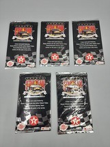 Texaco Star Team Racing NASCAR Maxx Collector  Series 1992 5 Sealed Packs Cards - $10.38