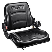 VEVOR Universal Forklift Seat, Fold Down Tractor Seat with Adjustable Angle Back - £166.30 GBP