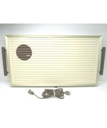 Vintage RIVAL Electric Hot Serv Automatic Food Warmer Tray 607 Brown Woo... - $29.67