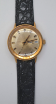 Vintage 1973 Men’s Timex Viscount w/ Day &amp; Date Indicators Runs great New band - £38.94 GBP