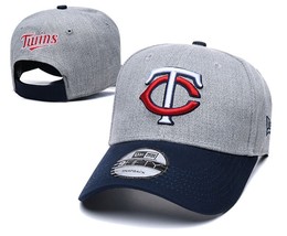 MLB-Minnesota Twins  New Era Baseball Cap adjustable 9FIFTY Gray/darkblue - $458.46 MXN