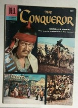 THE CONQUEROR (1956) Dell Four Color Comics #690 John Wayne movie VG++ - £27.36 GBP