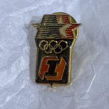 First Interstate Bank 1984 Los Angeles Olympics Logo USA Olympic Lapel H... - £4.67 GBP
