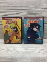 Naruto Uncut Season 1 Vol. 1 and 2 Shonen Jump (2) six DVD disc sets  VG - £11.67 GBP