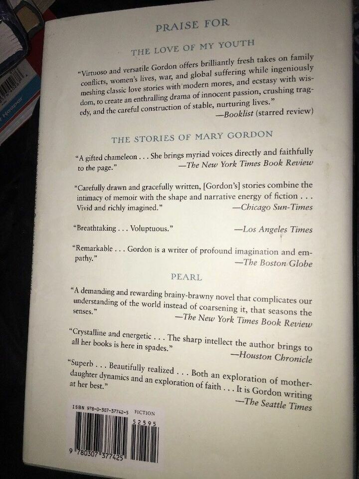 The Love of My Youth: A Novel by Gordon, Mary First Edition Item image 4