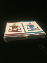 Vintage Russell Gladstone Double Playing Card Boxed set- "Carousels" image 5