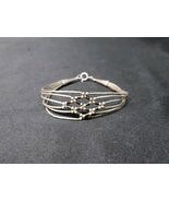 Sterling Silver 925 Liquid Bead Woven Bracelet 7” Native American Style - $23.57