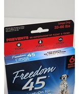 Freedom 45 Spot On For Large Dogs 33 To 66 lbs Topical 6 Month for Fleas... - £11.64 GBP