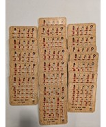 Vintage Pla-Mor Bingo King Cards Misc Lot Of 20  Stitched Edges, Shutter... - £22.27 GBP