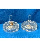 Princess House Clear Cut Glass Ring Holder-Keeper Lot of 2 - €8,19 EUR