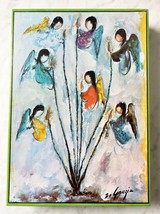 Vintage DeGrazia Angels and Octillos Painting 325 Piece Jigsaw Puzzle-NE... - $28.45
