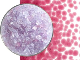 Light Pink Transparent Glass Frit Coarse Bullseye COE 90 Fusible- 2 Ounces - £16.85 GBP