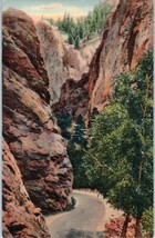 The Cheyenne Gorge South Cheyenne Canyon Colorado Postcard Posted 1943 - £21.29 GBP