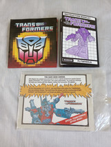 Transformers 1986 Ducon Flywheels Instructions Manual Book &amp;Ad Inserts No Toy - £7.12 GBP