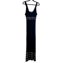 Karen Kane Style #3L60513 Women Size Large v-neck sleeveless maxi dress Black - £22.44 GBP