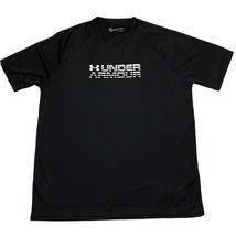 Under Armour Men&#39;s HeatGear Loose Fit Velocity Shirt Black XL 1327967-001 - $24.74
