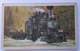 Climax Logging Engine No 3 Vintage Railroad Card Locomotive Steam Train #38 - £11.14 GBP