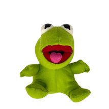 Baby Kermit the Frog 1987 Henson Muppet Babies Green Plush Stuffed Animal Vintge - £8.28 GBP