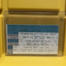 Blink 182 The Joint At Hard Rock Hotel Concert Ticket Stub Vintage Octob... - $71.99