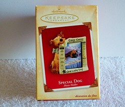 Hallmark Keepsake Special Dog 2004 Photo Holder Christmas Ornament - £11.94 GBP