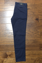 HUGO BOSS Hommes Kaito Étroit Extensible Coton Bleu Foncé Pantalon Chino... - $64.13