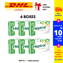 6 X Abbot Heptral 500MG Ademettione Liver Health Supplements 20 Tablets DHL - $271.25
