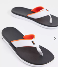 Nike Mens Kepa Kai Slide Sandals Thong orange White Flip-Flops   - $33.99