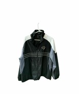 NFL Carolina Panthers Mens Size Large Full Zip WIndbreaker Jacket Coat B... - $26.72