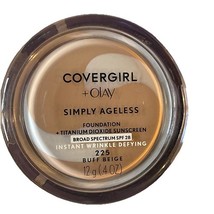 CoverGirl +Olay Simply Ageless 225 Buff Beige Wrinkle Defying Foundation... - $556.16 MXN