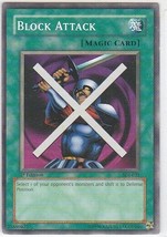 M) Yugioh - Konami - Yu-Gi-Uh! - Block Attack - SDJ-031 - Trading Card - £1.57 GBP