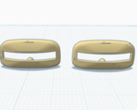 Jaguar XK8 XKR Seat Lever Surround Trim Beige | GJA4762AA | Pair 1996-2006 - $30.59