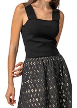 Lilla P cropped tank top in Black - size S - £72.54 GBP