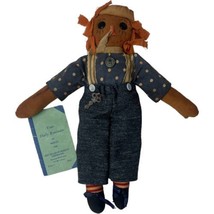1997 The Tattered Rabbit Farm Raggedy Andy Primitive Folk Art Cloth Doll Signed - £48.58 GBP