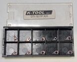 Pack of 10 NEW K-Tool DTI-1511P Grade X20 Positve Top Inserts 45 Degree ... - $108.89