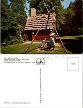 Massachusetts Salem Lady Arbella House Pioneer Village Forest River VTG Postcard - £7.39 GBP