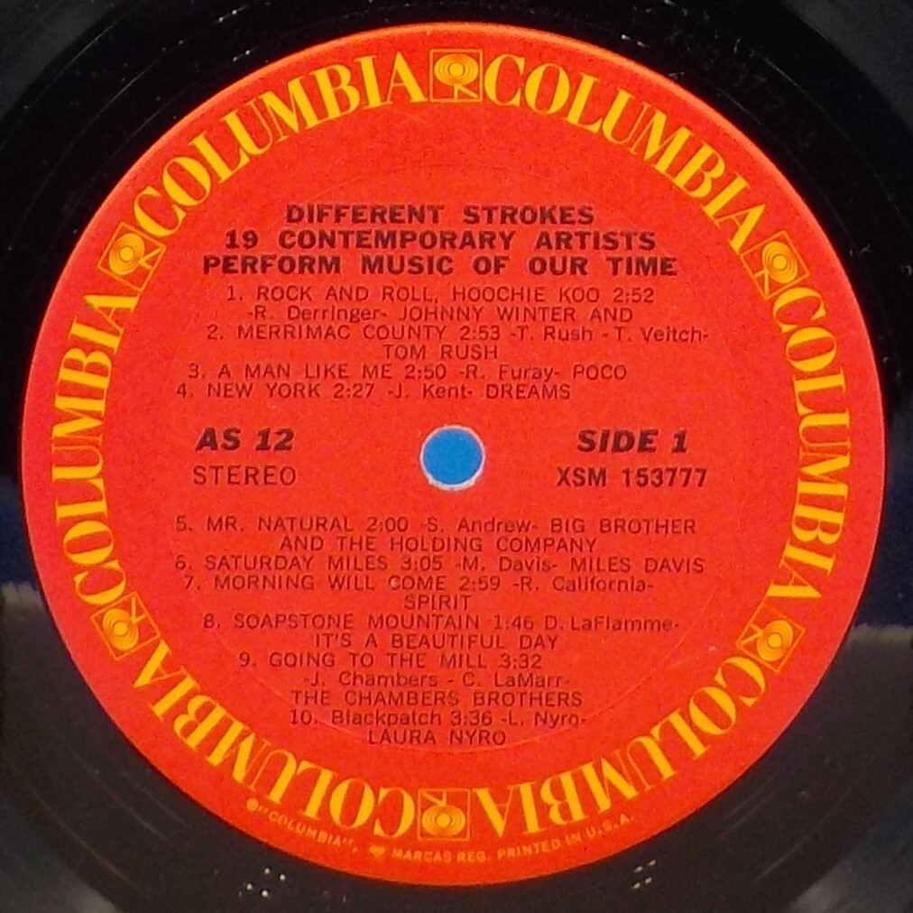 Johnny Winter, Chamber Bros, Big Brother, Redbone LP "Different Strokes" BX9 Item image 3